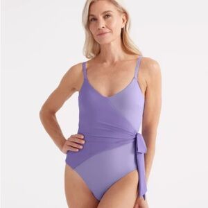 knix Lavender One-Piece Swimsuit